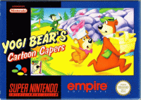 Yogi Bear's Cartoon Caper PAL Super Nintendo PAL box art